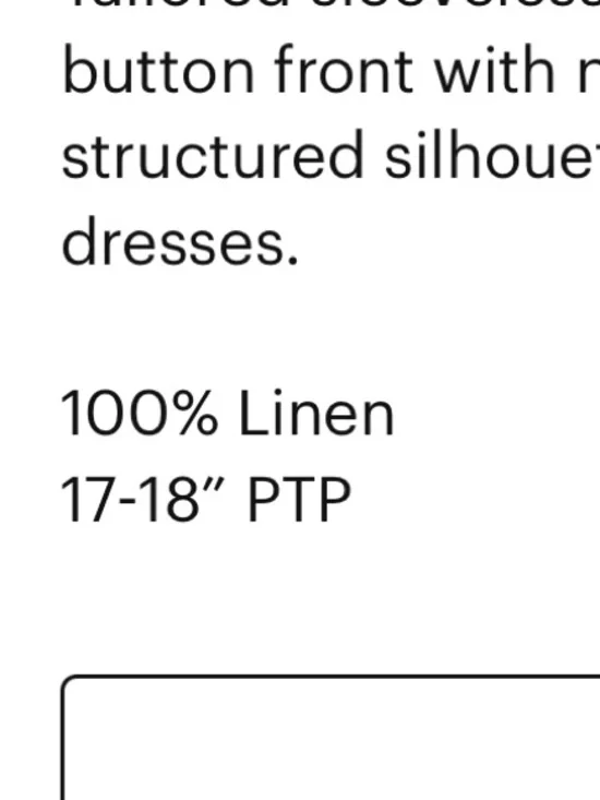 The Limited Black Sleeveless Linen Blazer Vest - Picture 5 of 5